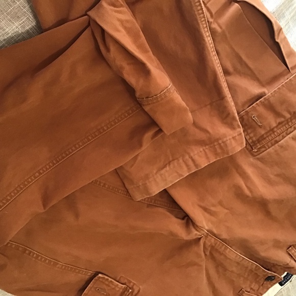 Pumpkin colored cargo pants - Picture 7 of 14